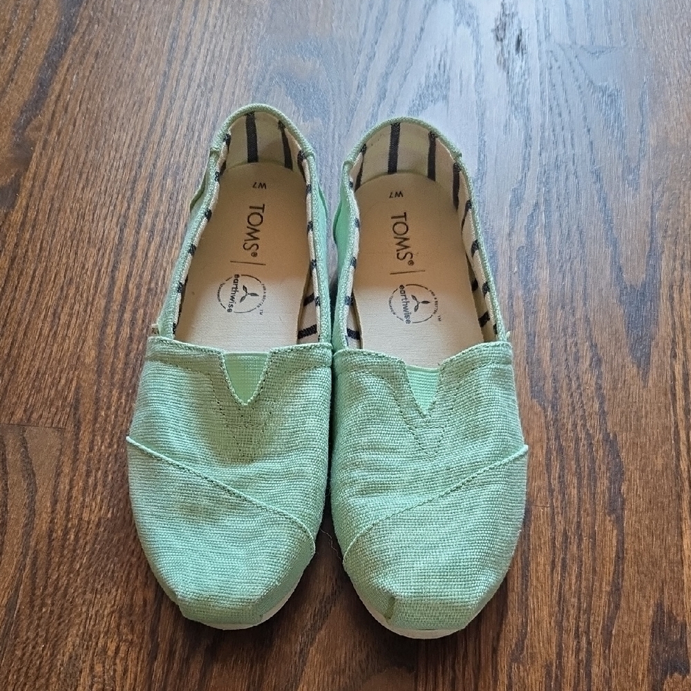 Toms Heritage Canvas Pastel Green